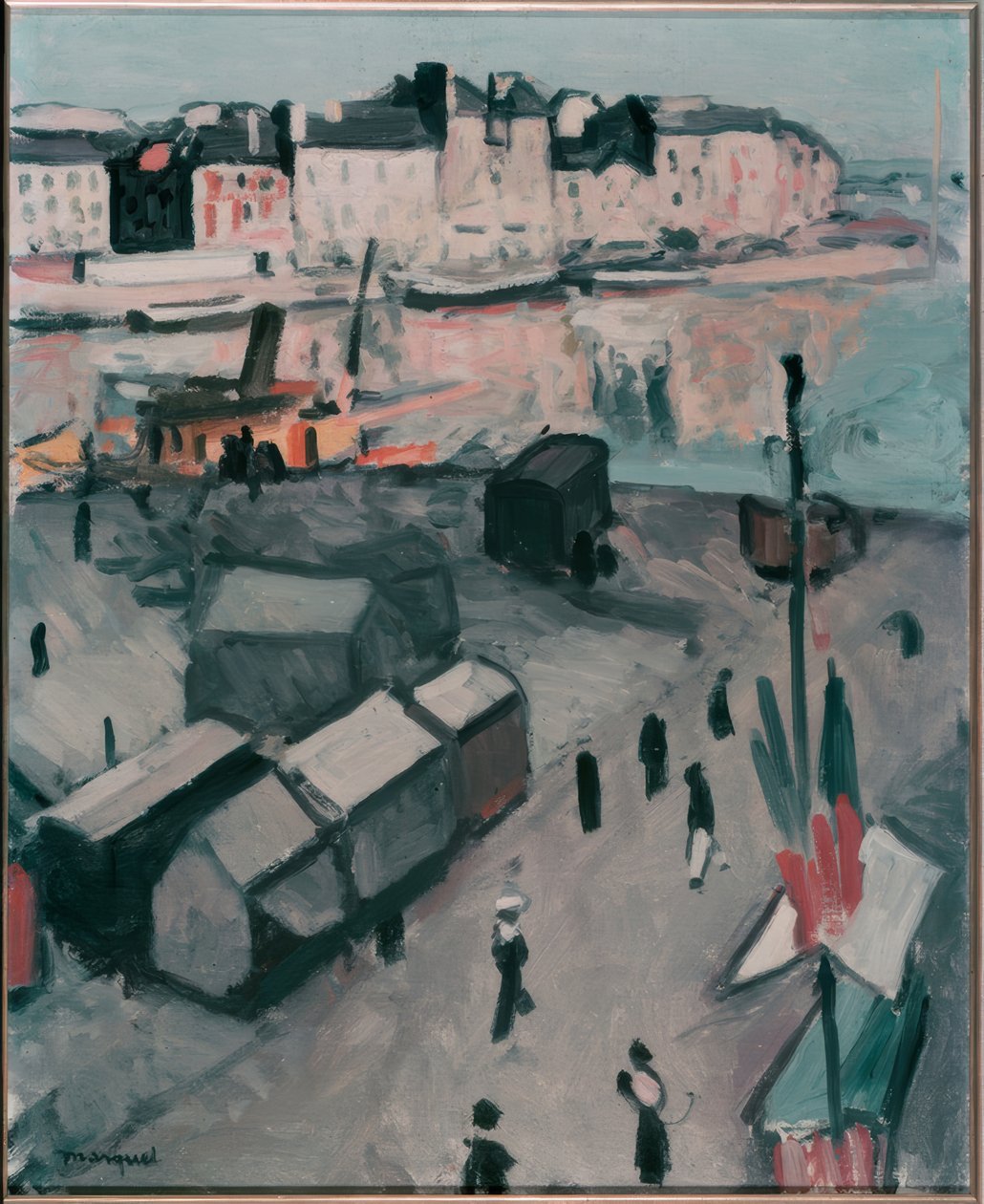Le Havre kikötője alkotó: Albert Marquet