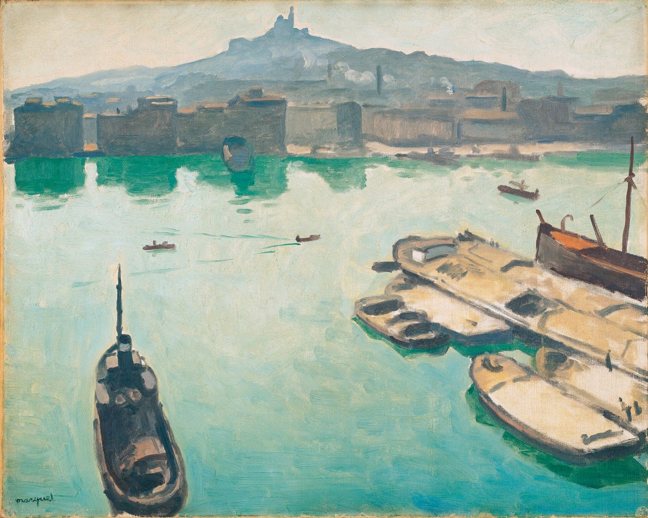 Marseille kikötője alkotó: Albert Marquet