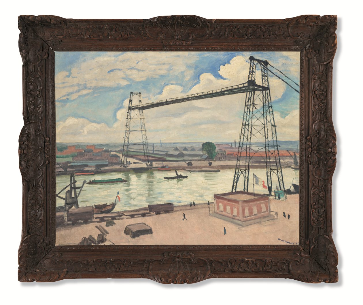 Rouen, a szállítóhíd alkotó: Albert Marquet