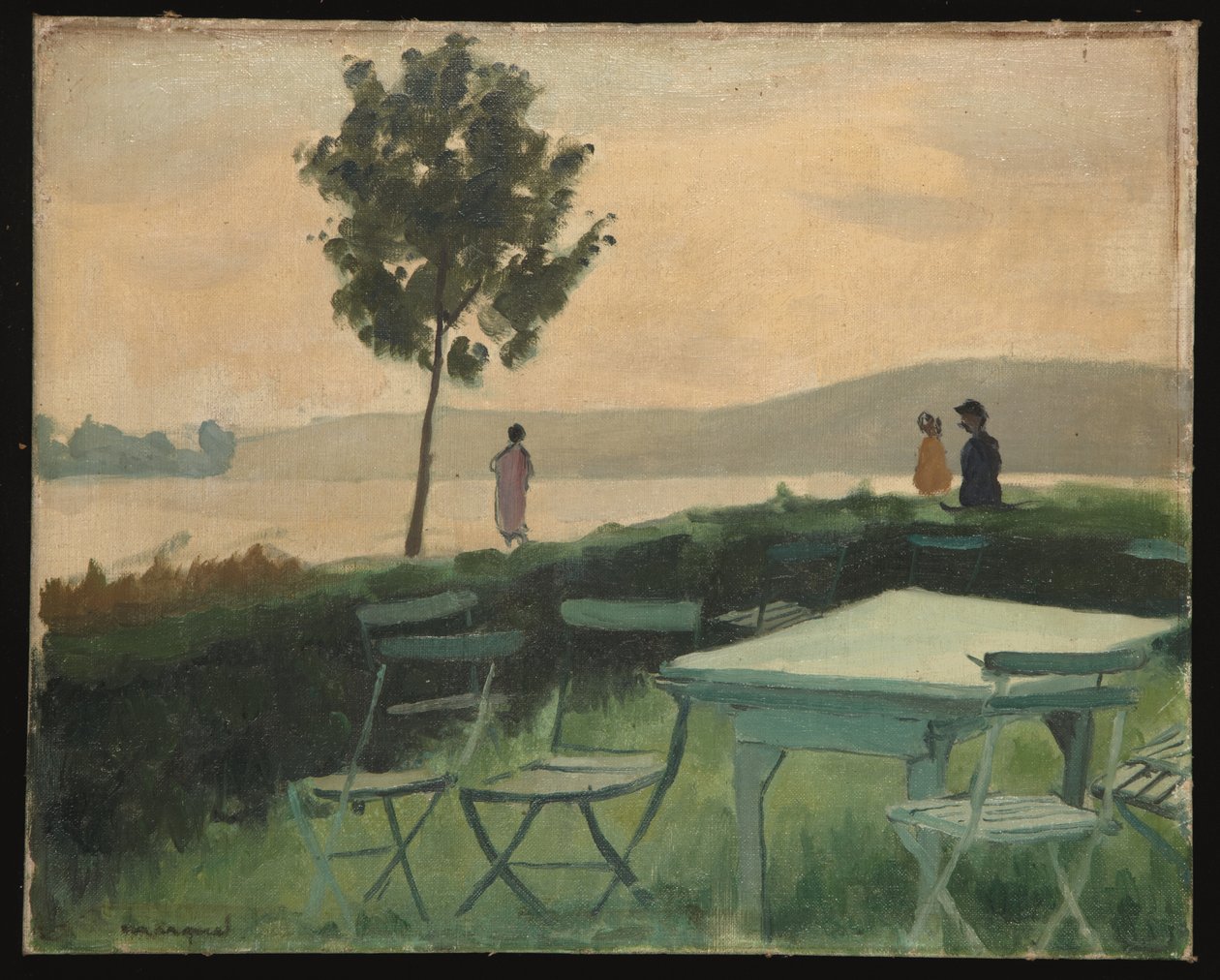 Terasz a régi kikötőben alkotó: Albert Marquet