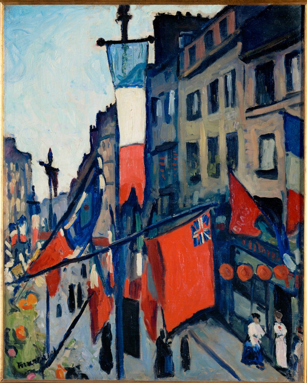 Július 14. Le Havre-ban (olaj, vászon) alkotó: Albert Marquet
