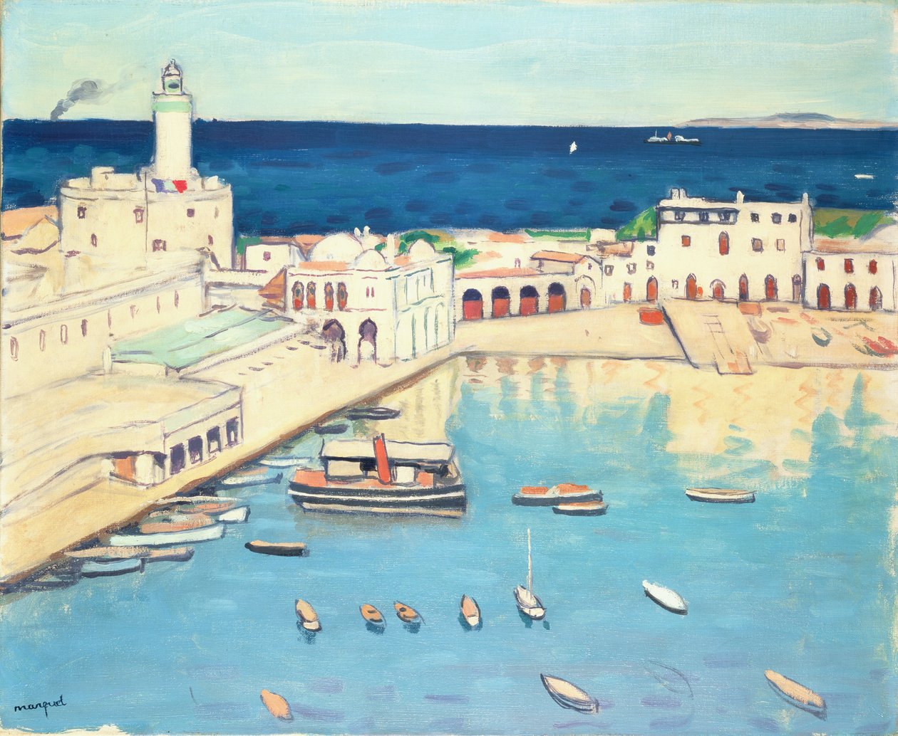 Az admiralitás Algírban alkotó: Albert Marquet