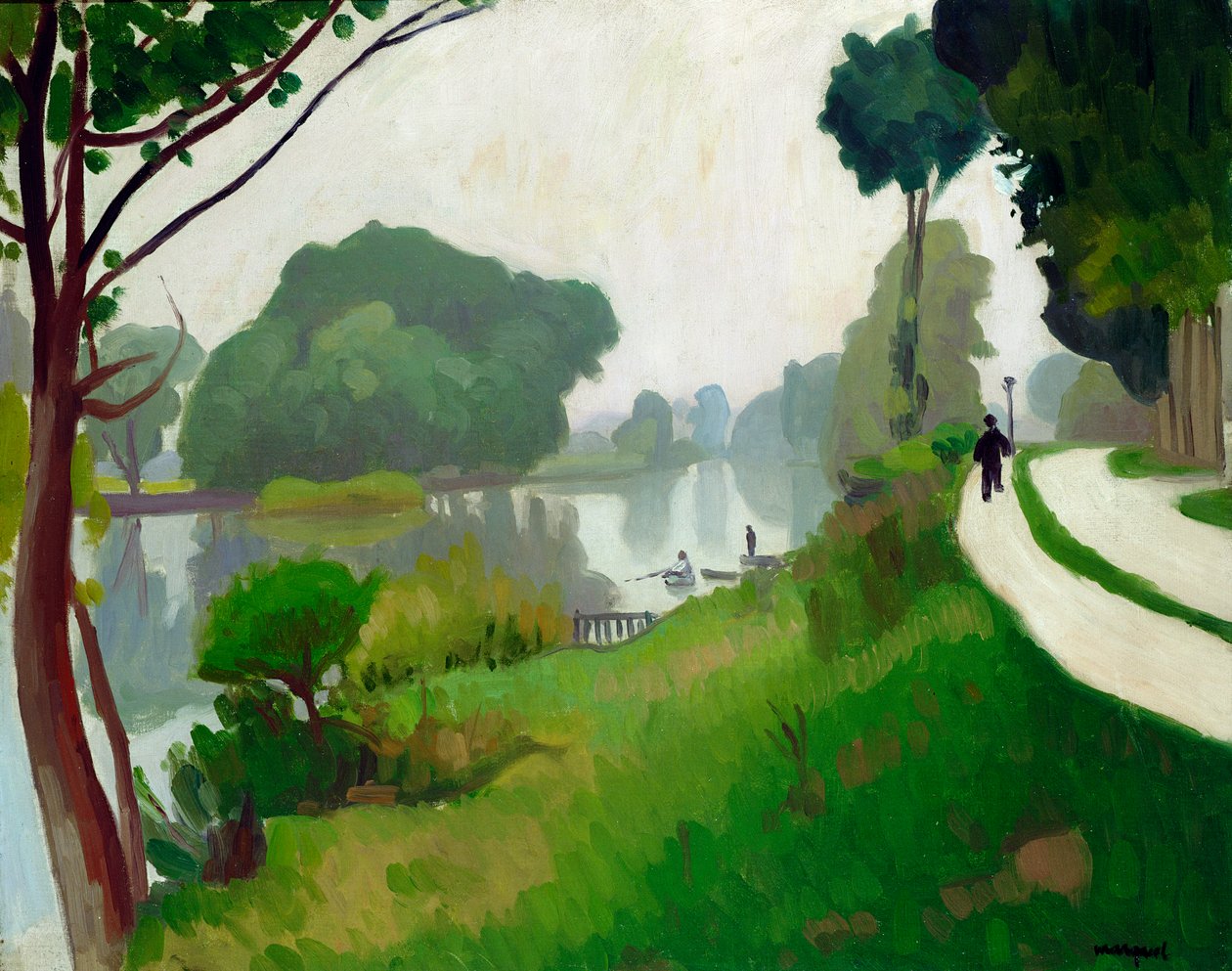 A Marne Varenne-Saint-Hilaire-ben alkotó: Albert Marquet