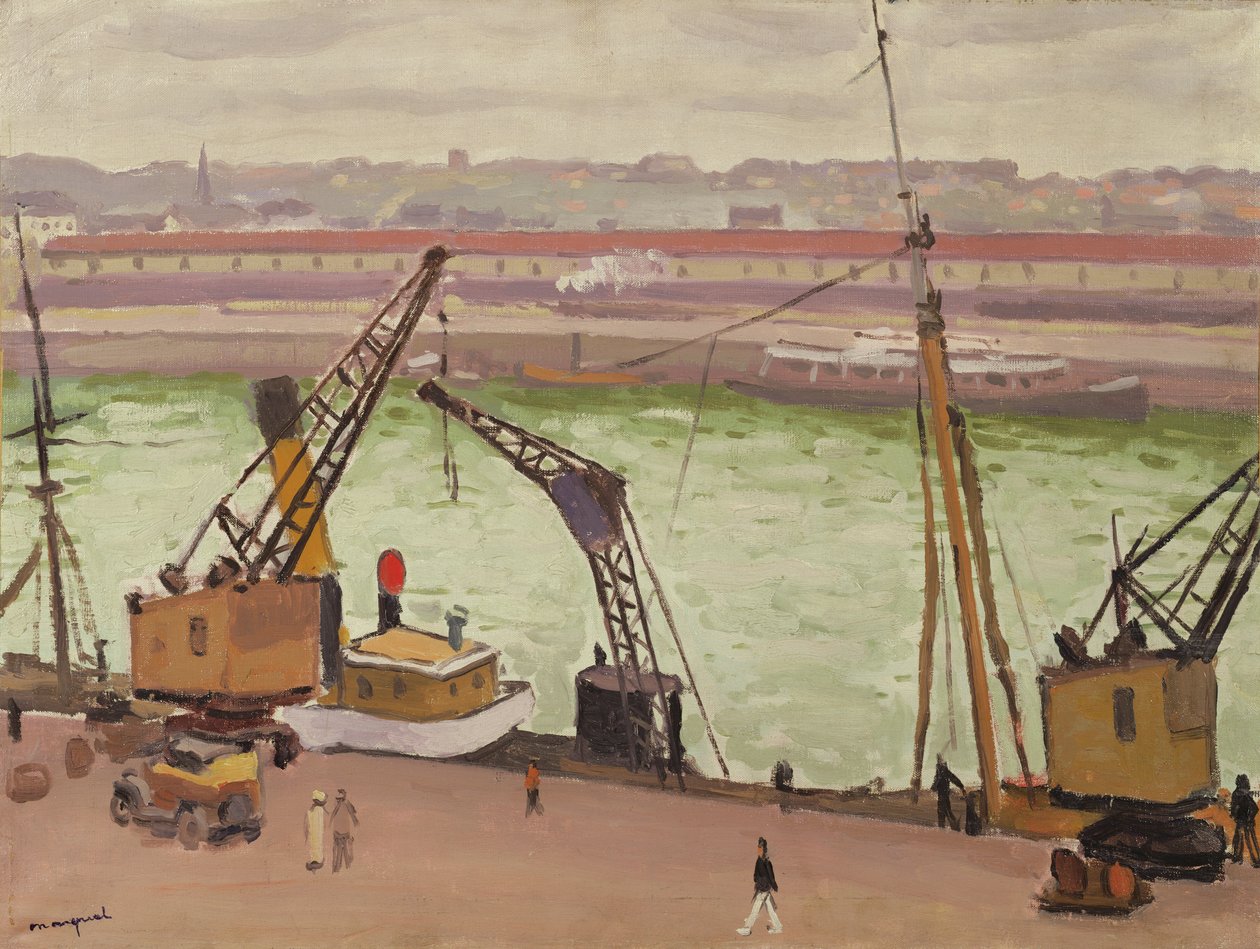 Boulogne-sur-Mer kikötője alkotó: Albert Marquet