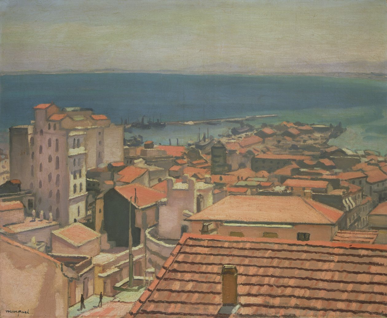 Vörös tetők (olaj, vászon) alkotó: Albert Marquet