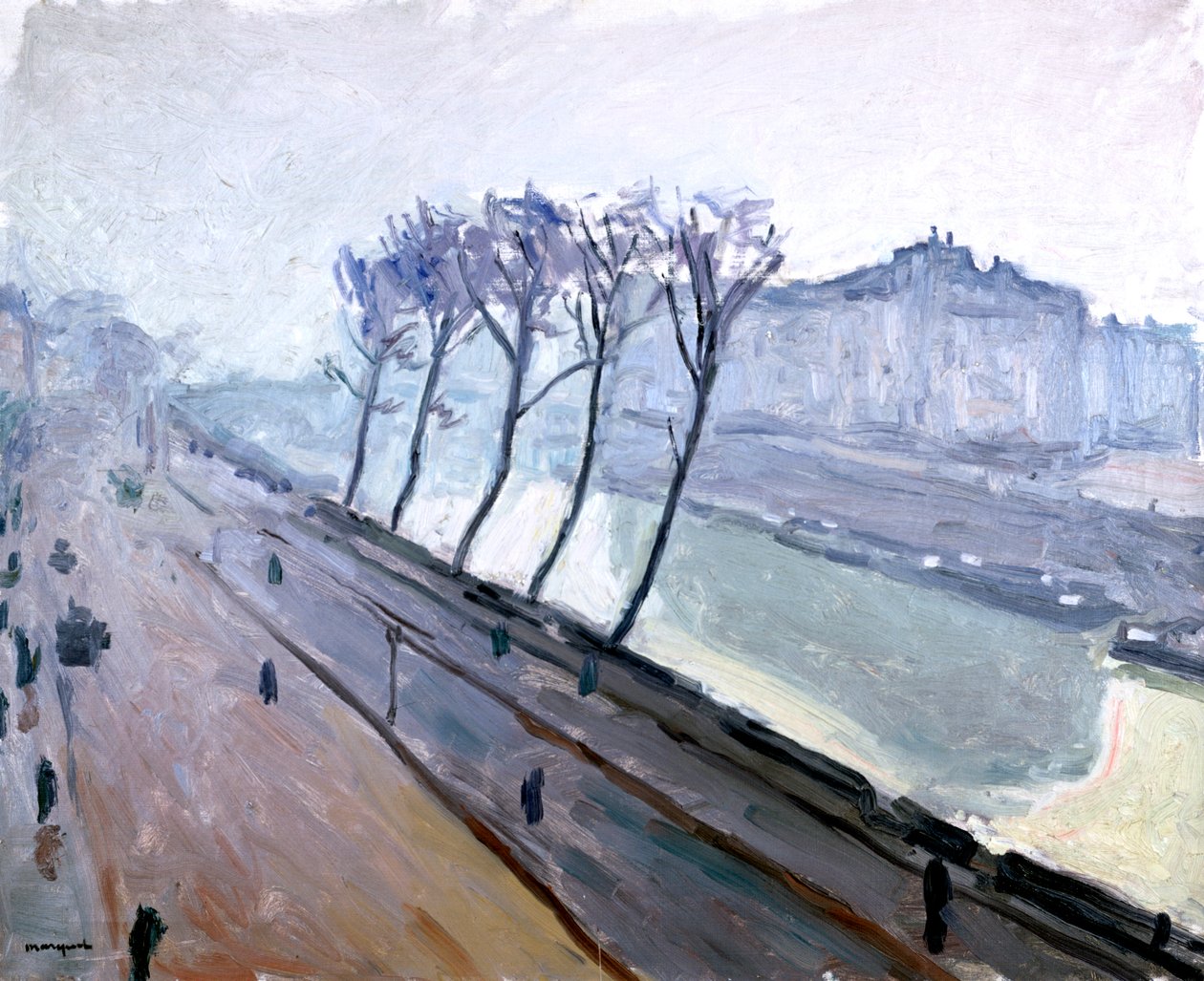 Szajna Párizsban, a XX. század eleje alkotó: Albert Marquet