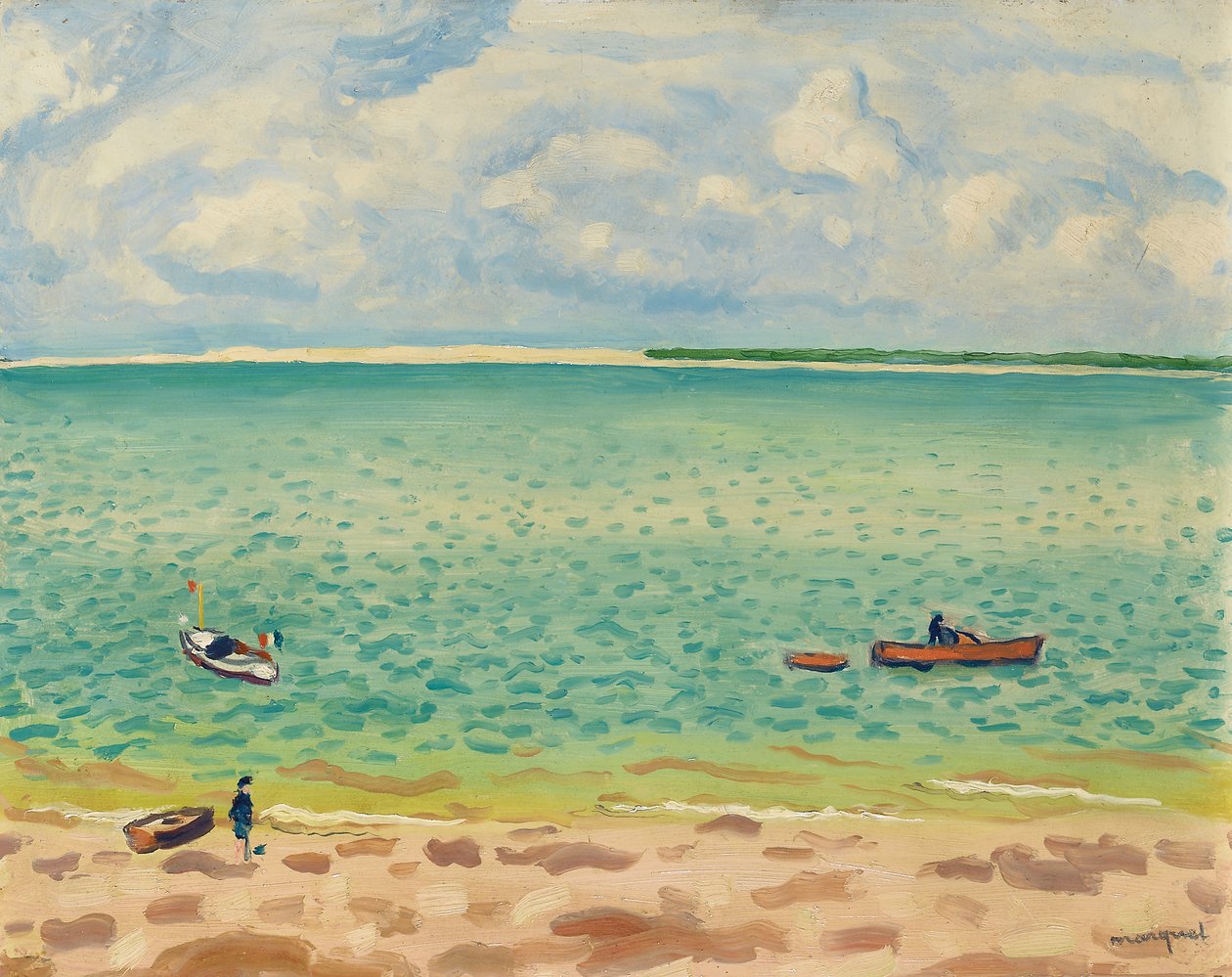 A strand, Le Pyla alkotó: Albert Marquet