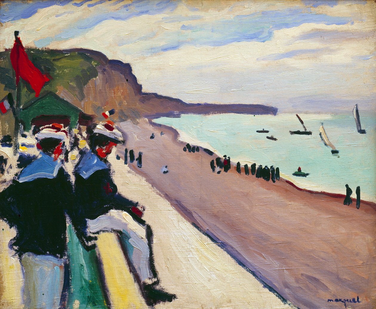 Fecamp strandja alkotó: Albert Marquet