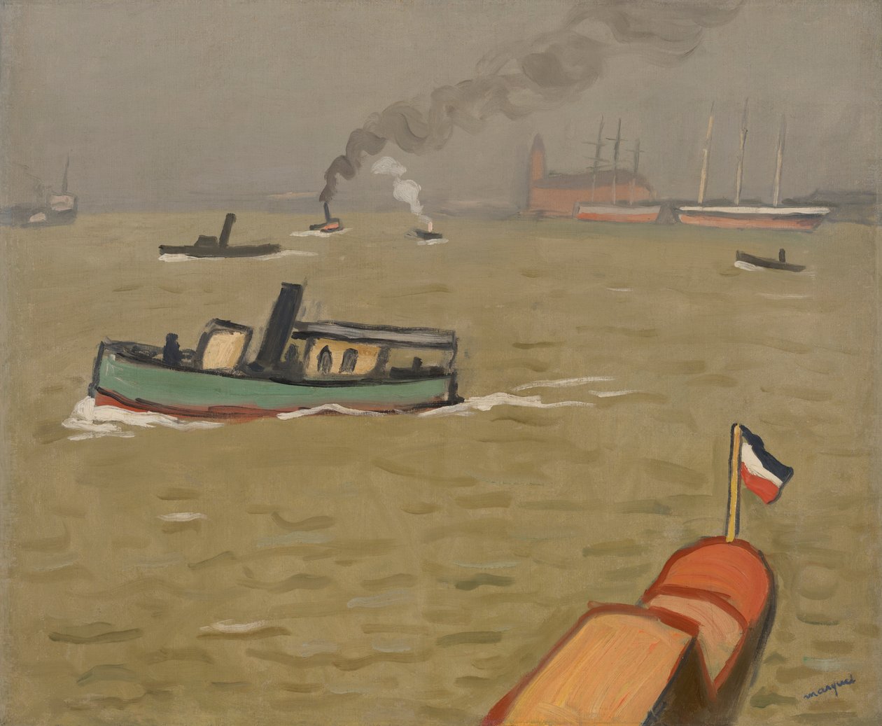 Vedetta Hamburgban alkotó: Albert Marquet