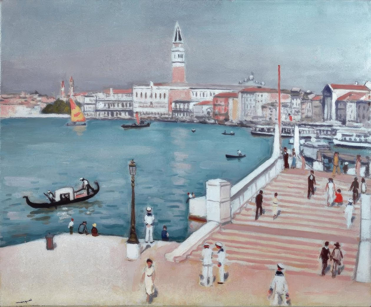Venedig, Bacino S.Marco / Gem. v. A.Marquet alkotó: Albert Marquet