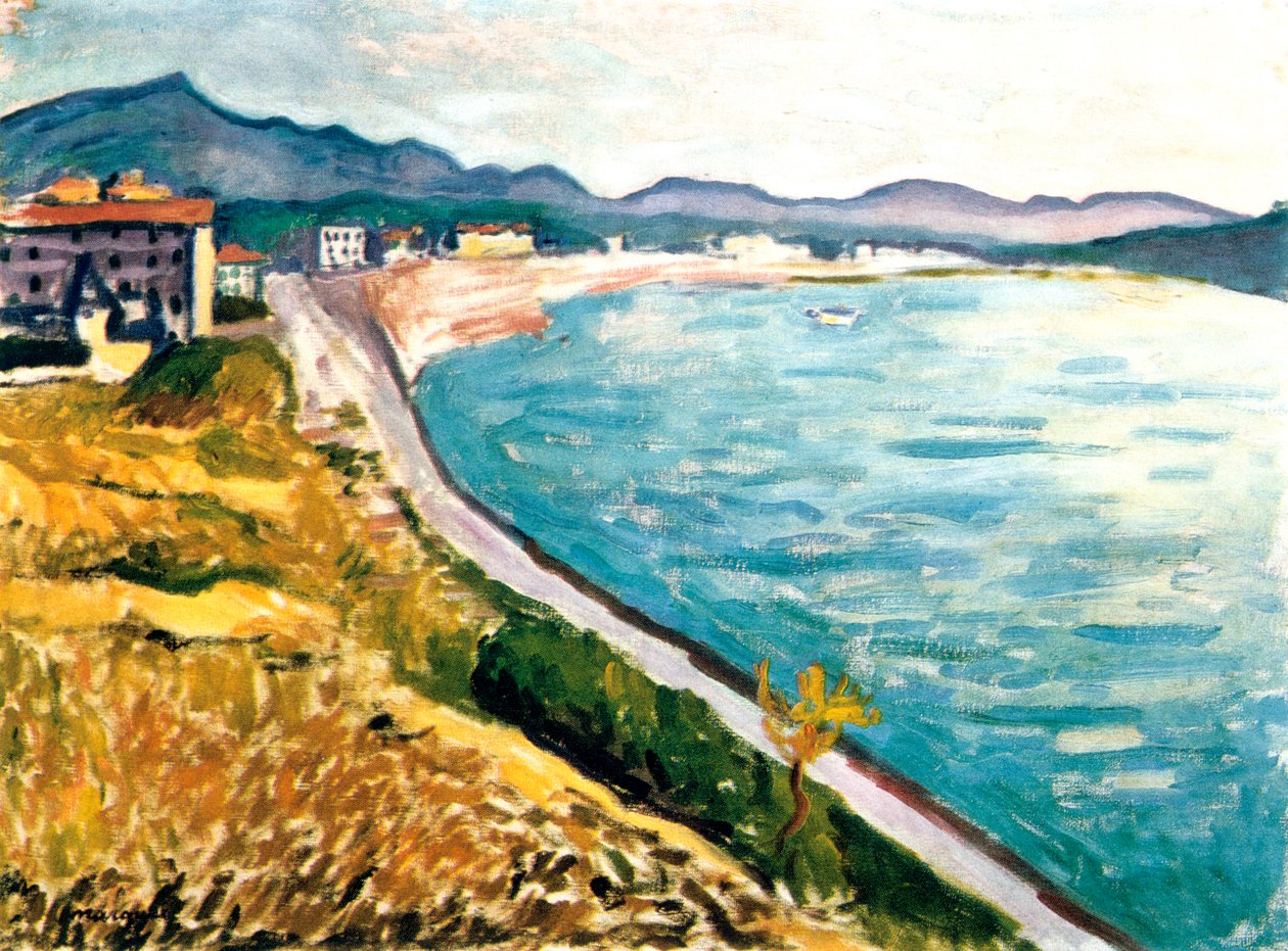 Saint-Jean-de-Luz látképe, 1907 alkotó: Albert Marquet