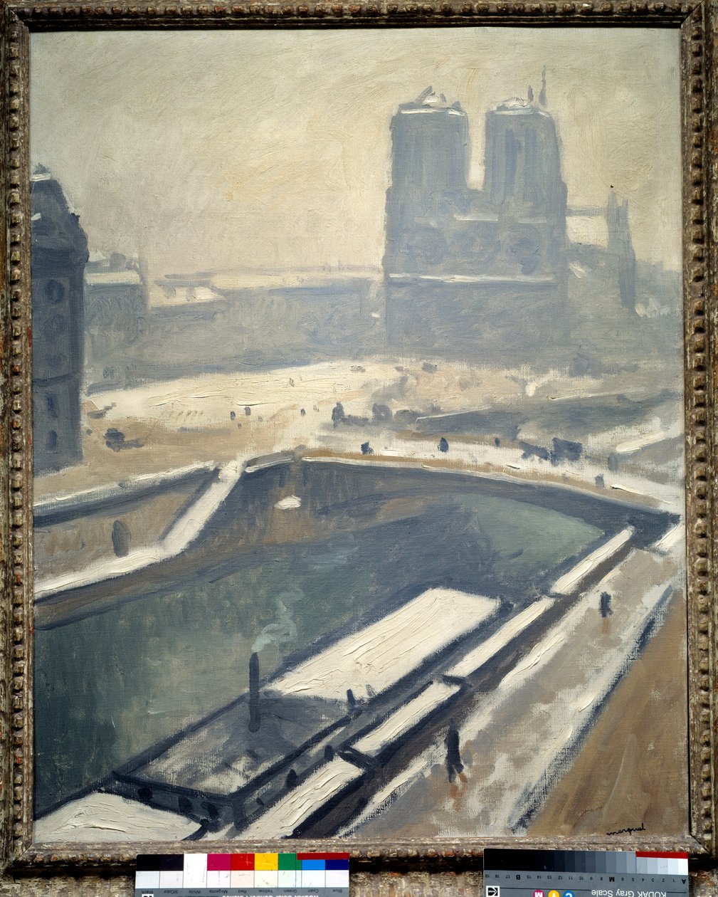 Kilátás a párizsi Notre Dame katedrálisra alkotó: Albert Marquet