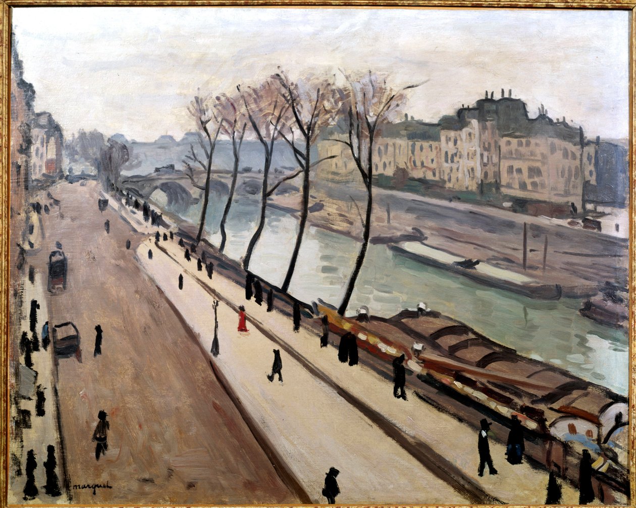Kilátás a Szajnára a párizsi Quai des Grands Augustins-tól alkotó: Albert Marquet