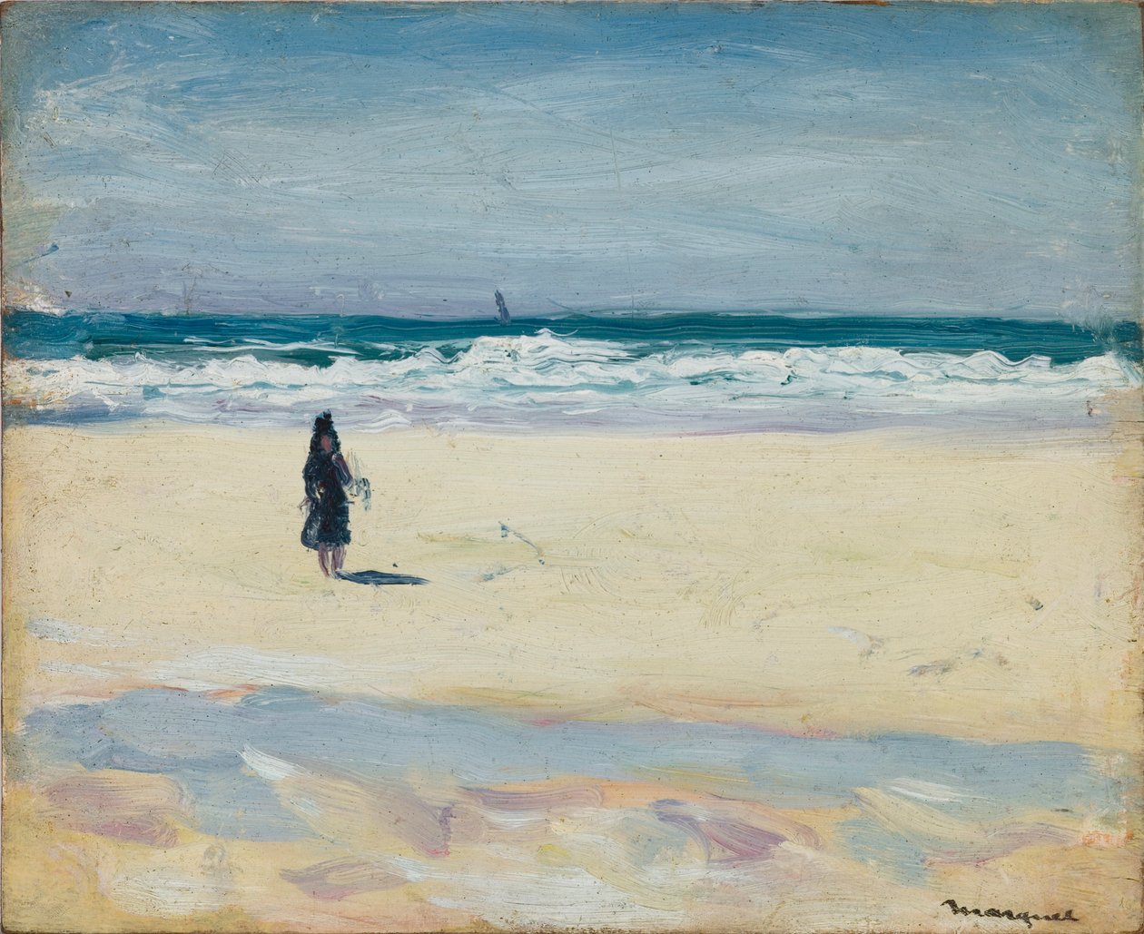 Fiatal lány a tengerparton alkotó: Albert Marquet