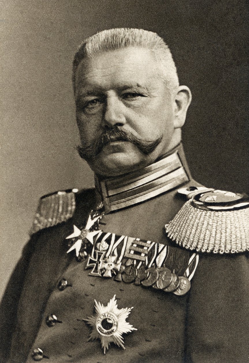 von Hindenburg tábornagy, 1923 alkotó: Albert Meyer
