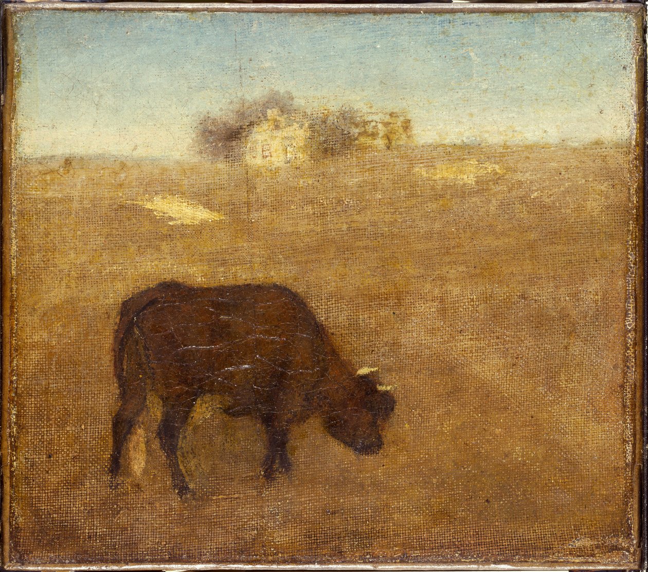 Evening Glow, az öreg vörös tehén, az 1870-es évek eleje-közepe alkotó: Albert Pinkham Ryder
