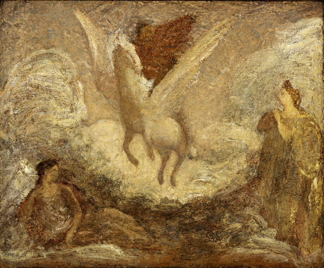 A Pegazus indulása, 1901-re. alkotó: Albert Pinkham Ryder