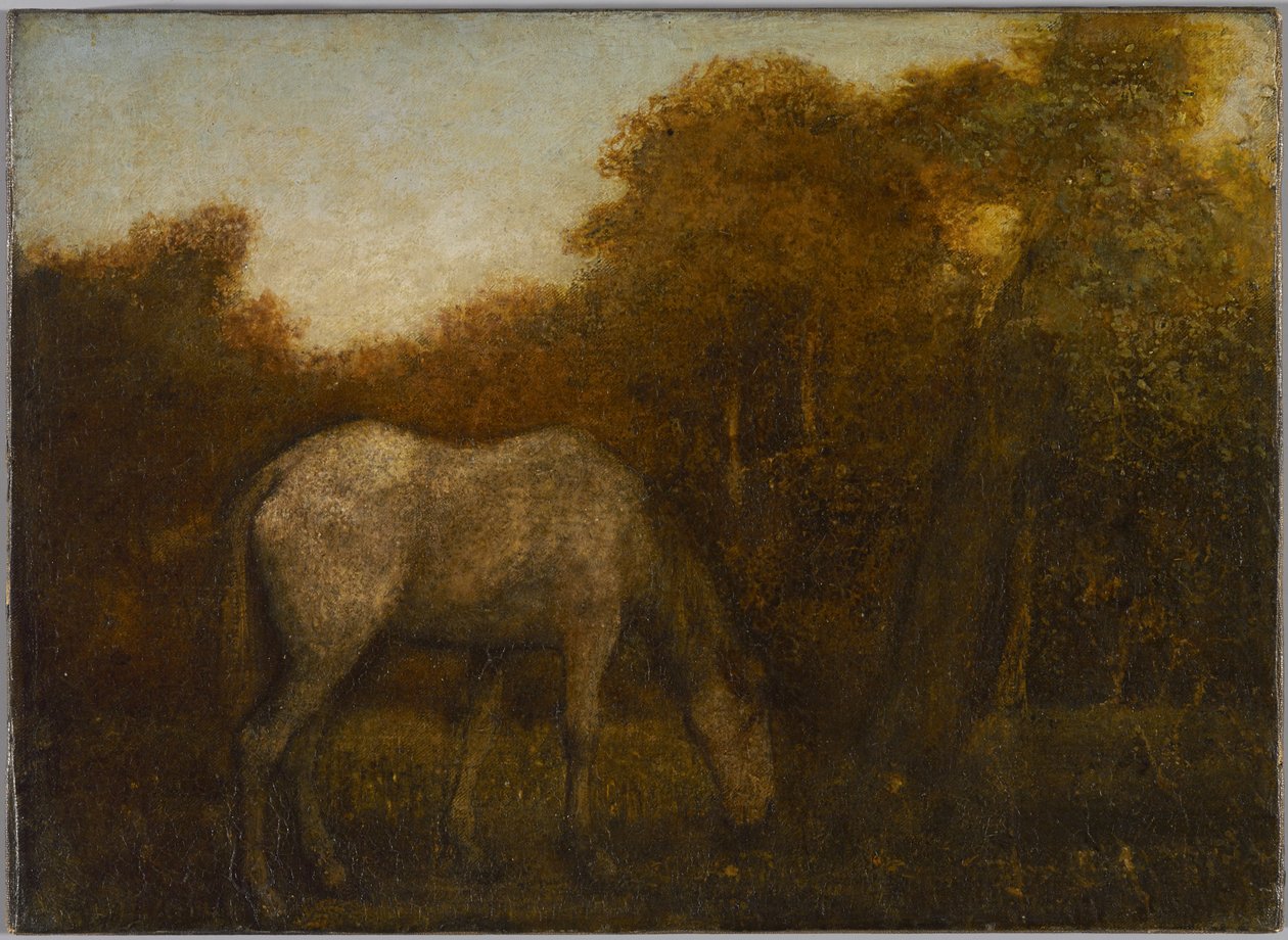 A legelő ló, 1870-es évek közepe alkotó: Albert Pinkham Ryder
