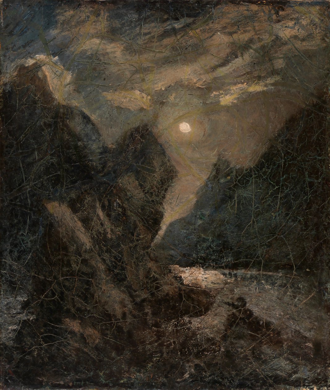 A Lorelei, kb. 1896-1917. alkotó: Albert Pinkham Ryder