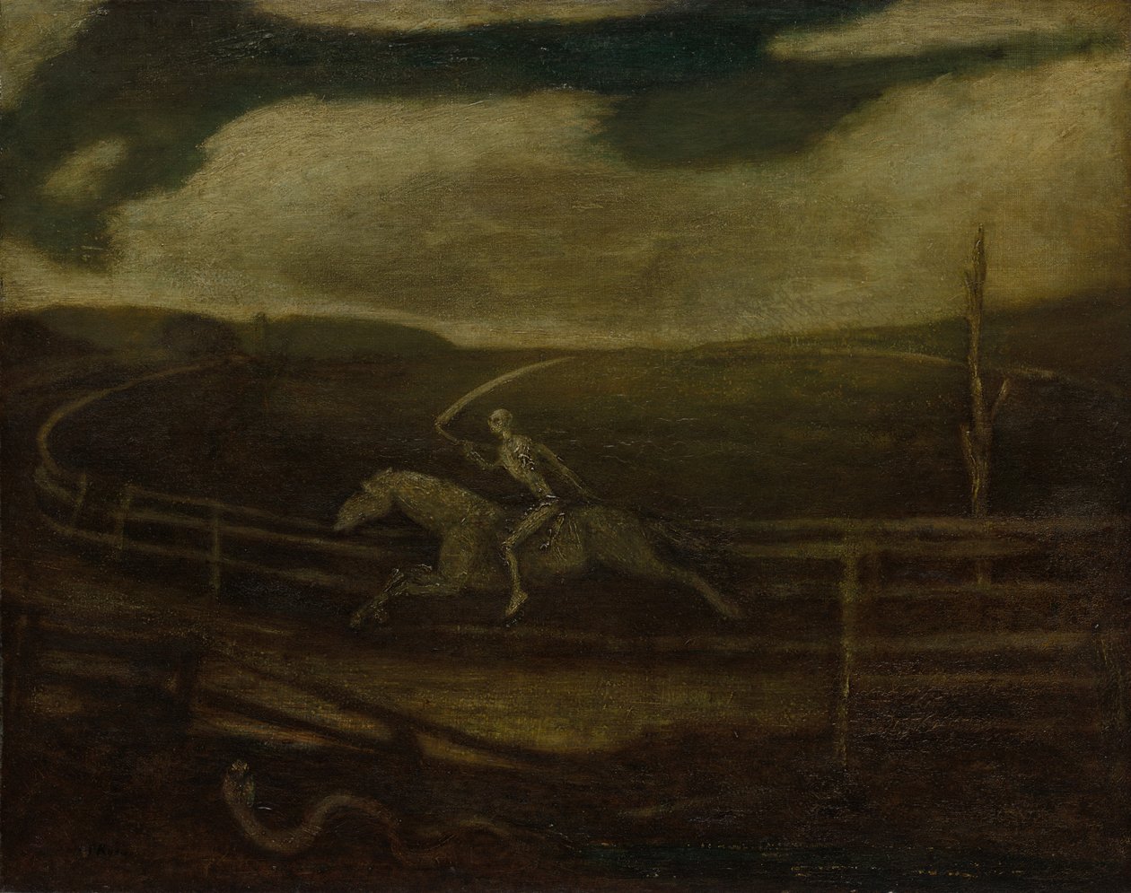 A versenypálya (Death on a Pale Horse) alkotó: Albert Pinkham Ryder