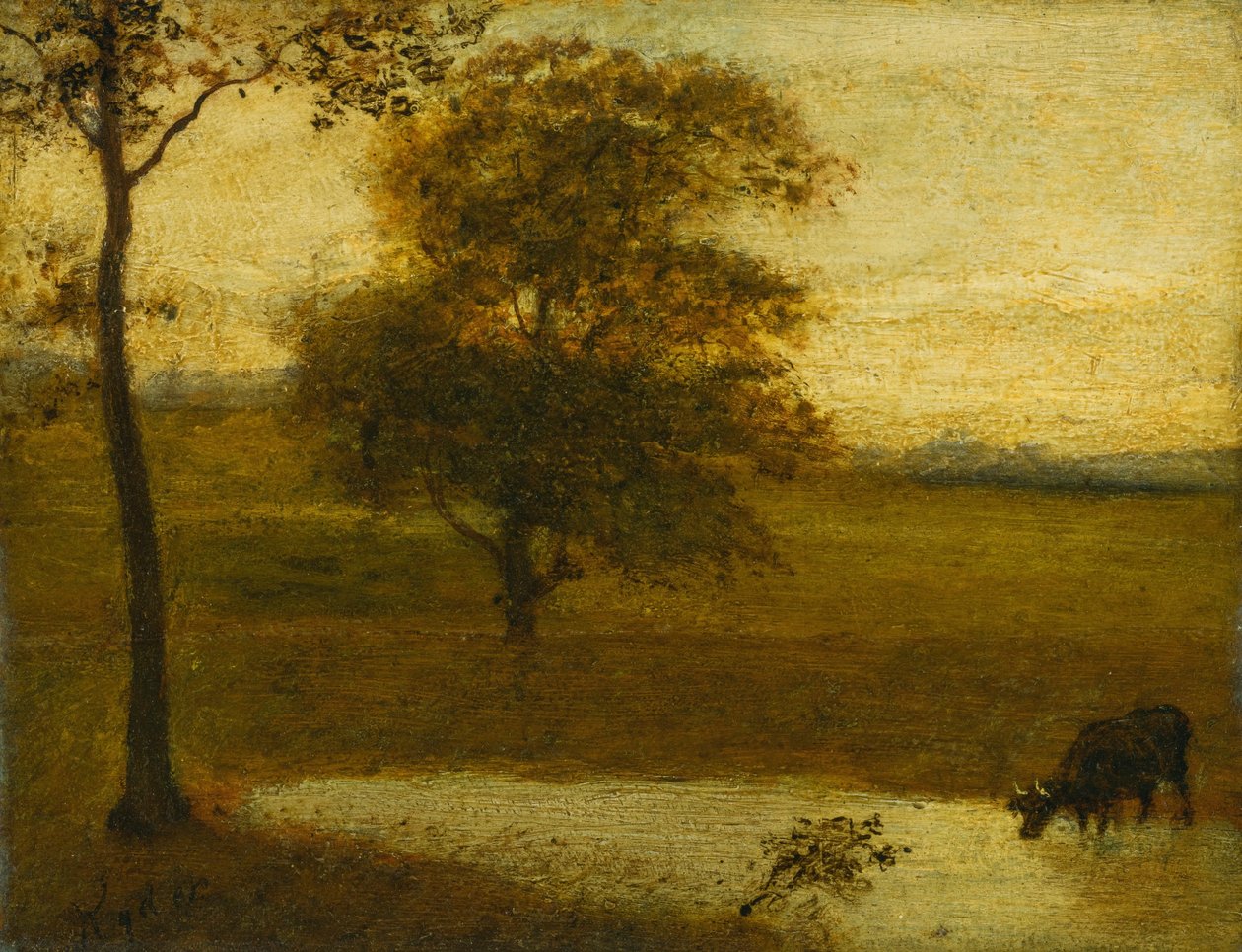 Az öntözőhely alkotó: Albert Pinkham Ryder