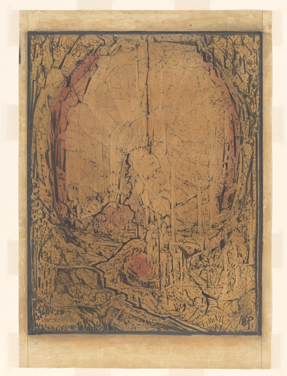 Opus 3658,59,60 (eredeti cím a tárgyon) alkotó: Albert Plasschaert (signed by artist)