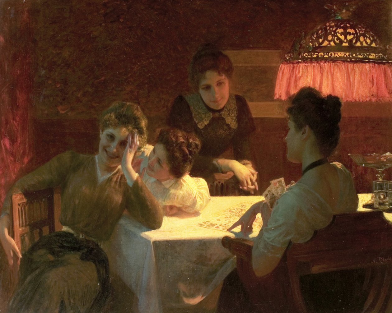 Szereti az Oracle-t, 1900 körül alkotó: Albert Ritzberger