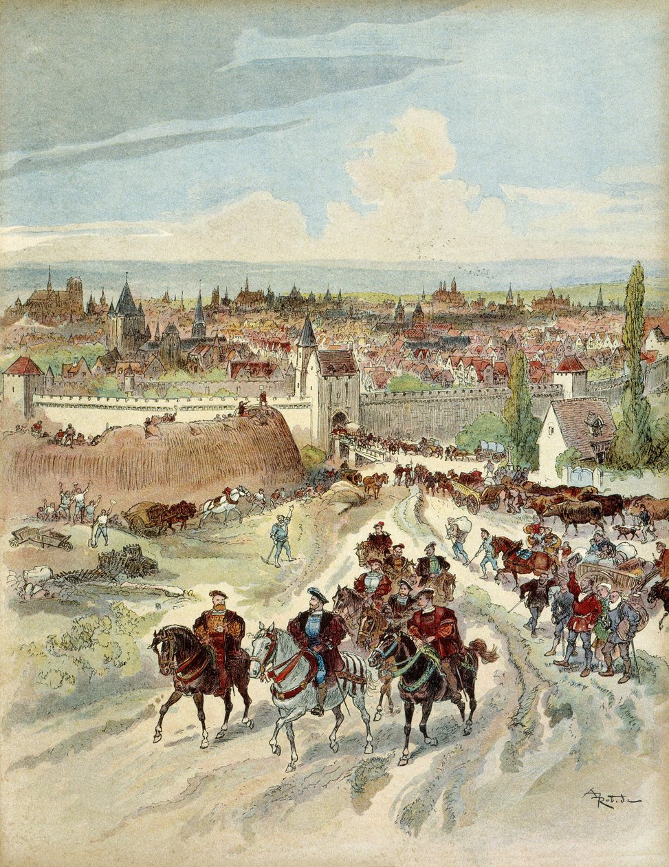 Francois 1 alkotó: Albert Robida