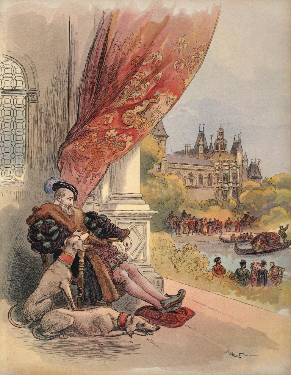 I. Ferenc utolsó napjai, illusztráció: 
