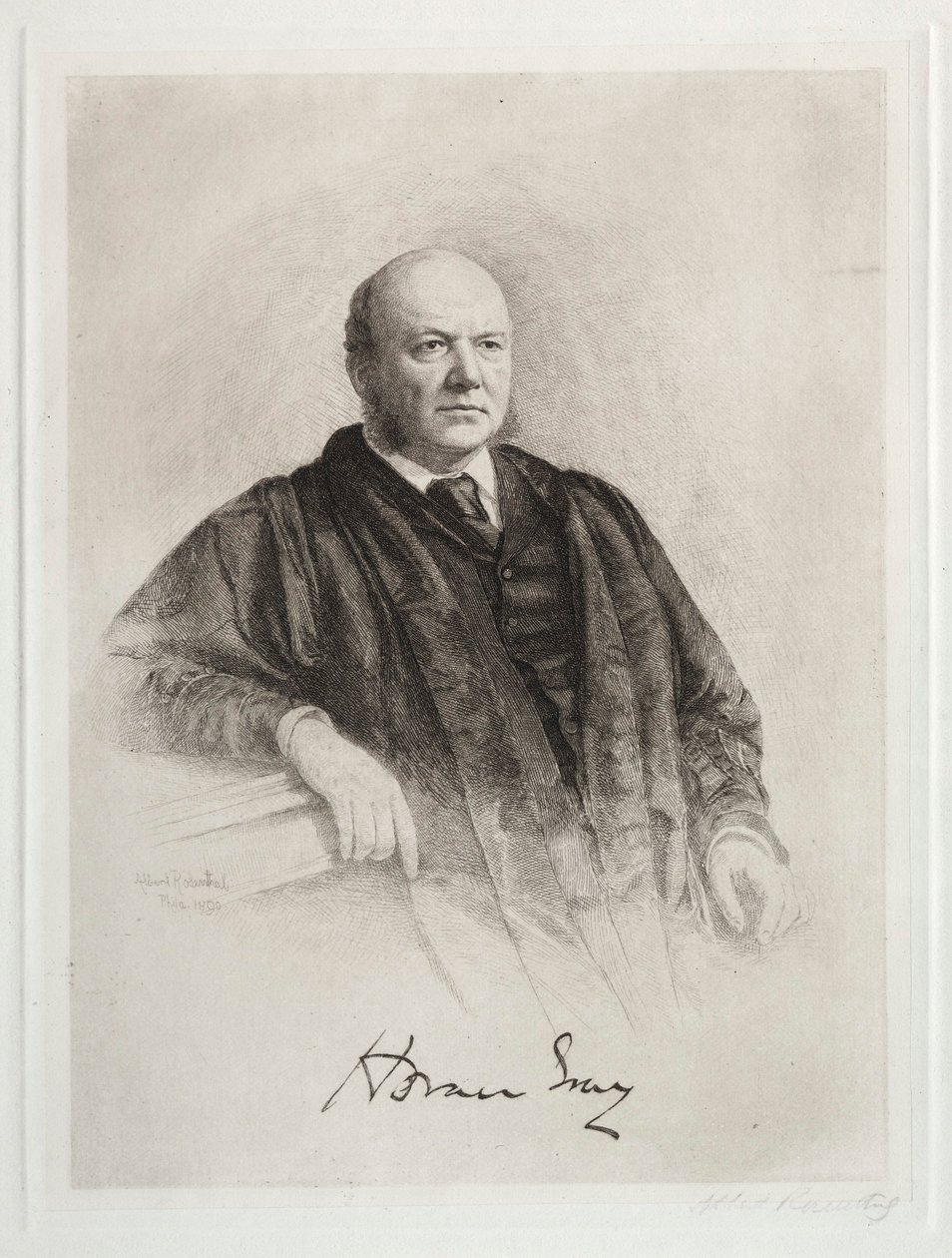Horace Gray, 1890. alkotó: Albert Rosenthal