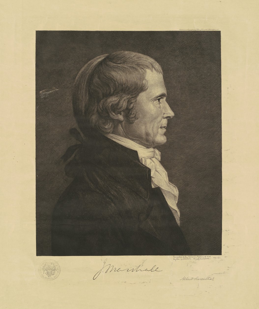 John Marshall alkotó: Albert Rosenthal