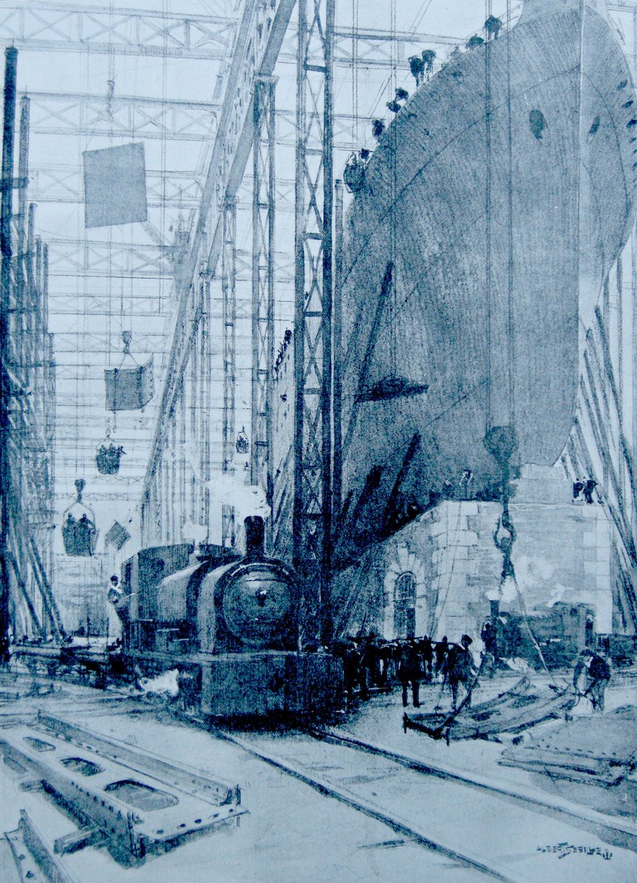 Egy brit hajógyár alkotó: Albert Sébille