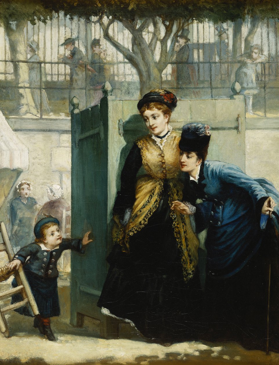 Bújócska, 1876 alkotó: Albert Snr. Ludovici