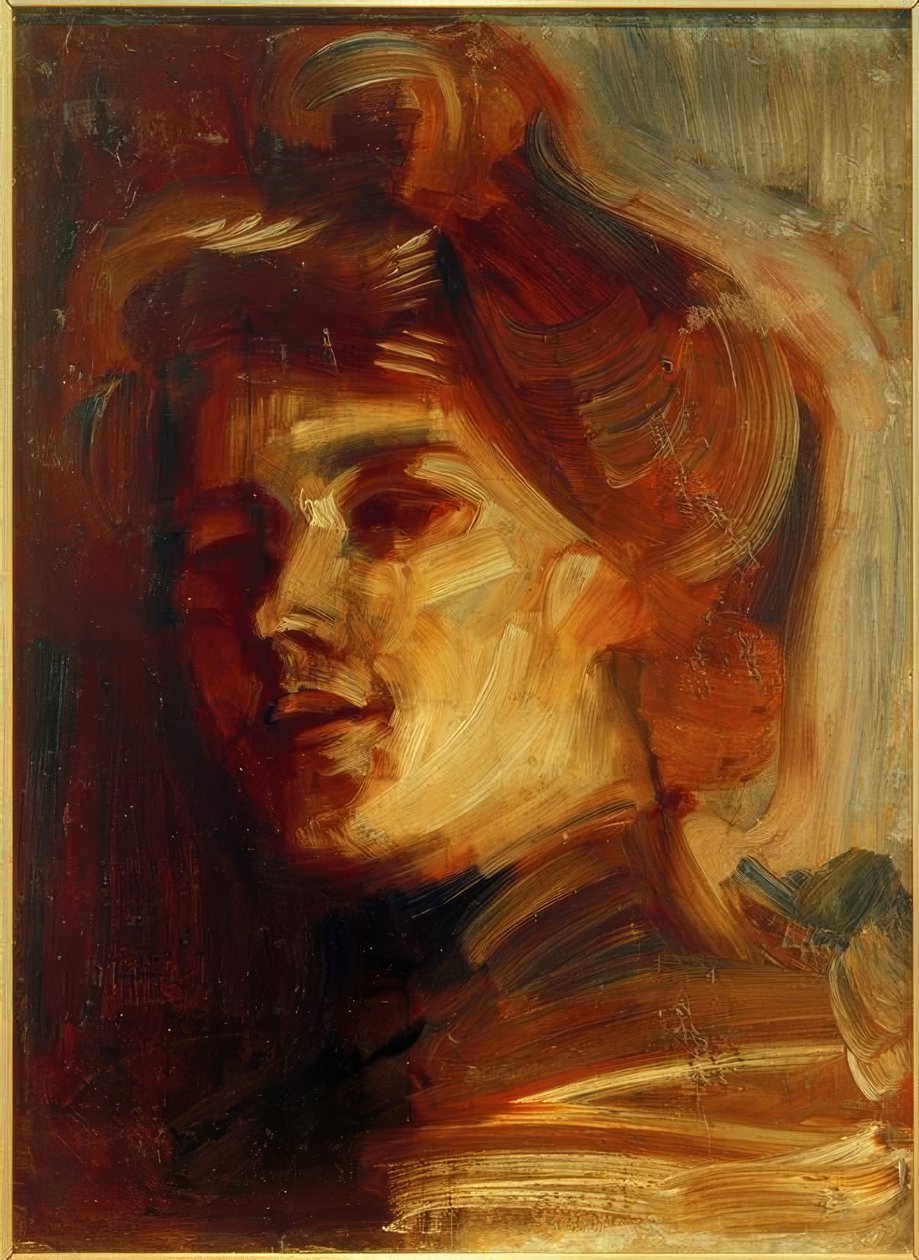 Kalapos hölgy alkotó: Albert Weisgerber