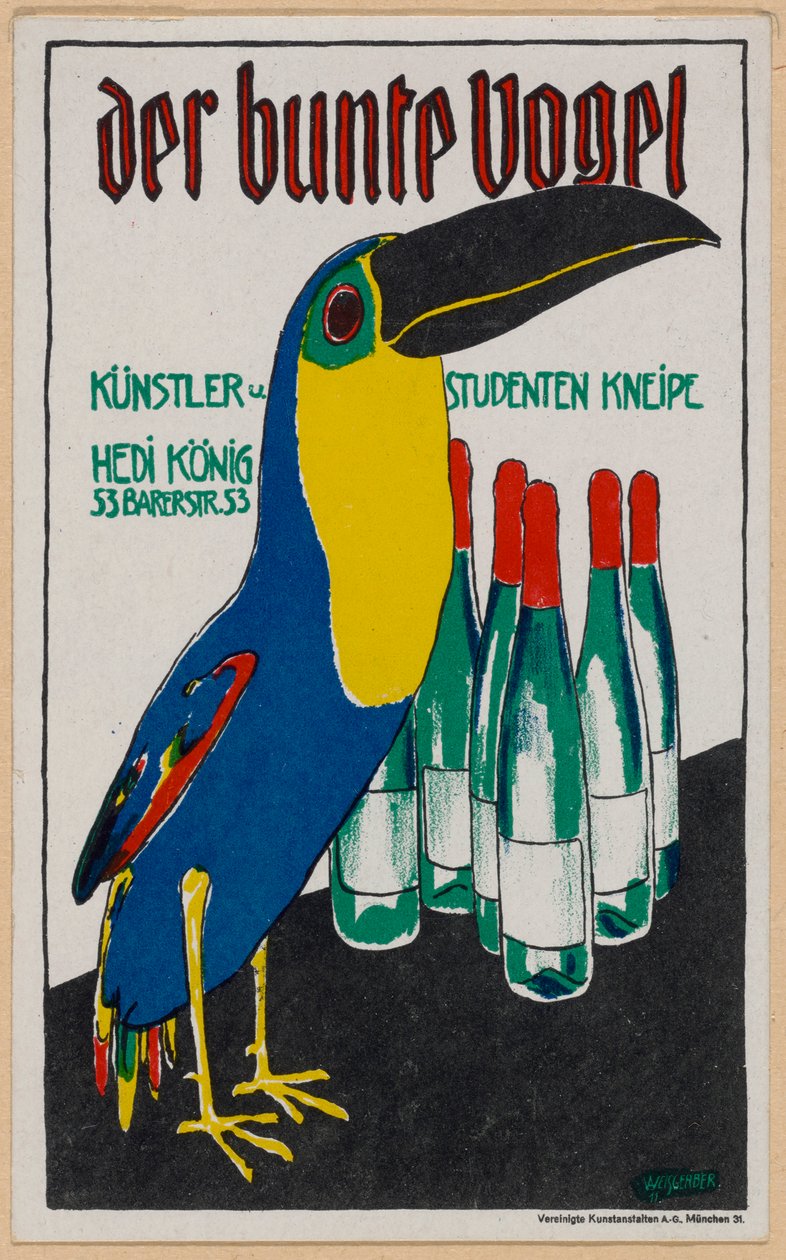 Der bunte Vogel alkotó: Albert Weisgerber