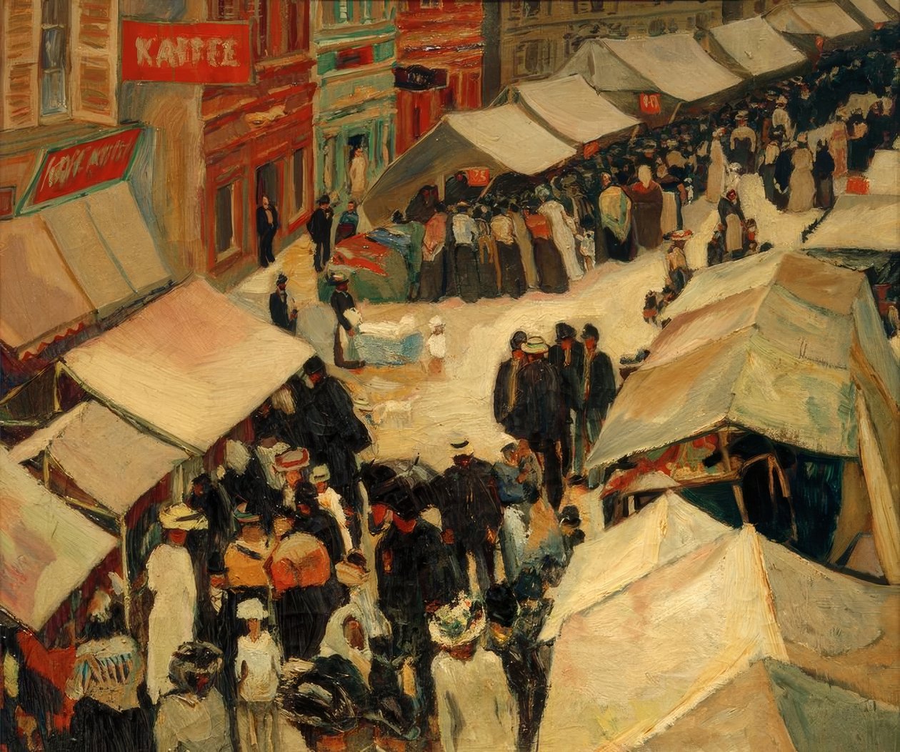 Vásár St. Ingbertben alkotó: Albert Weisgerber