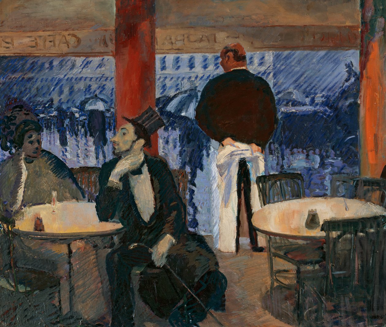 Párizsi kávéház alkotó: Albert Weisgerber