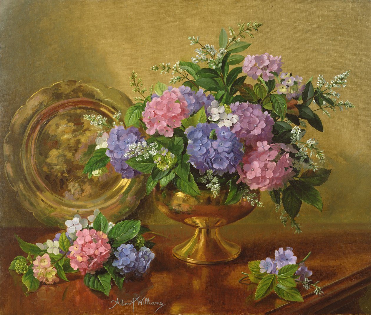 AB2112 Hortenzia és orgona alkotó: Albert Williams