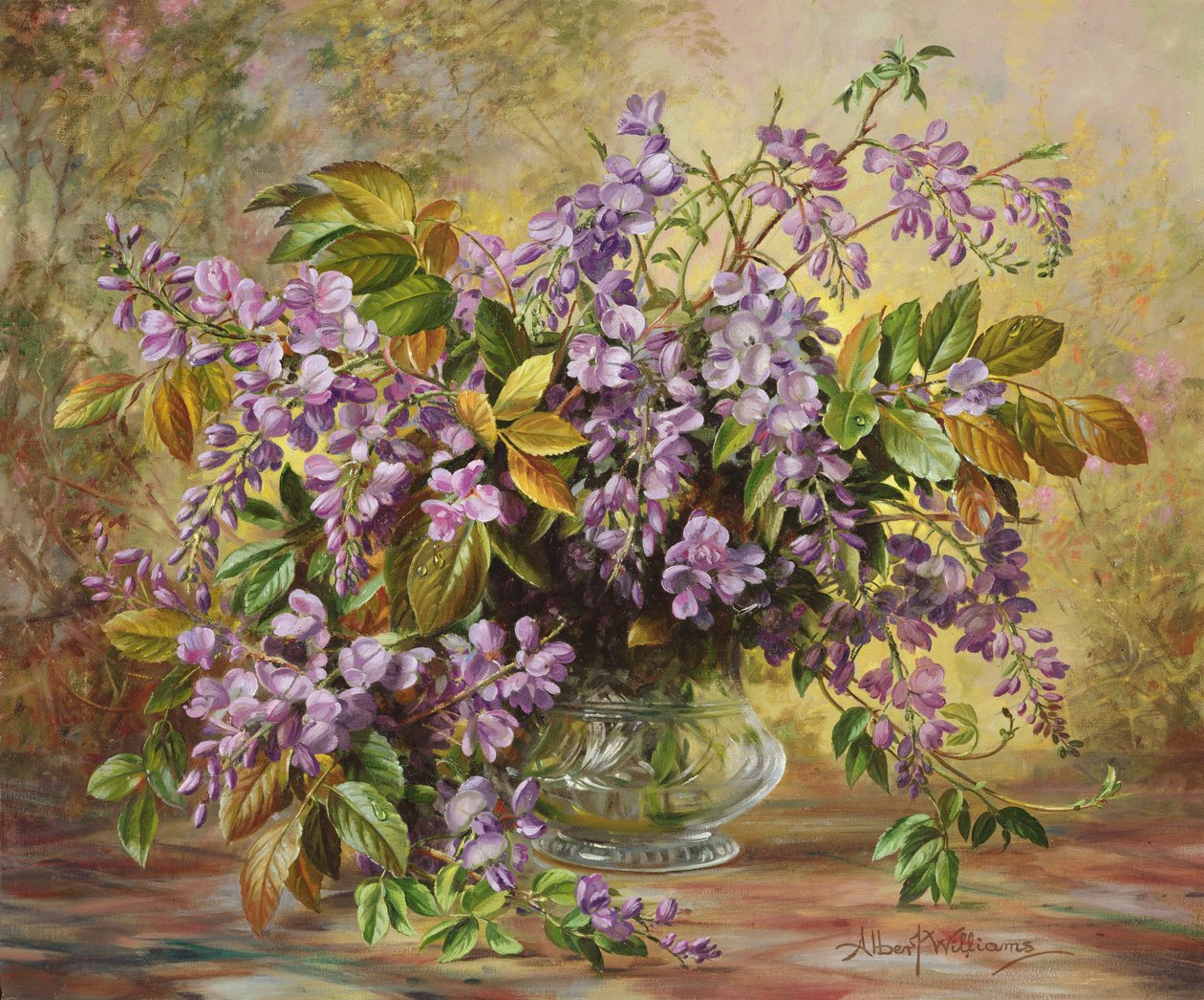 Varázslatos Junetide Wisteria alkotó: Albert Williams