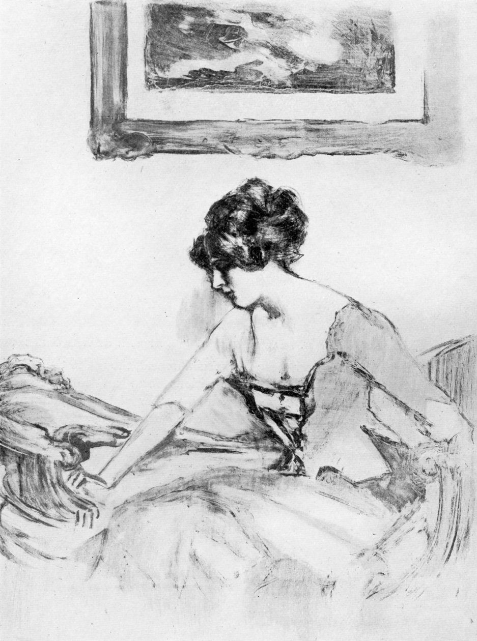 Egy tanulmány, 19. század vége, 1913. alkotó: Albert de Belleroche