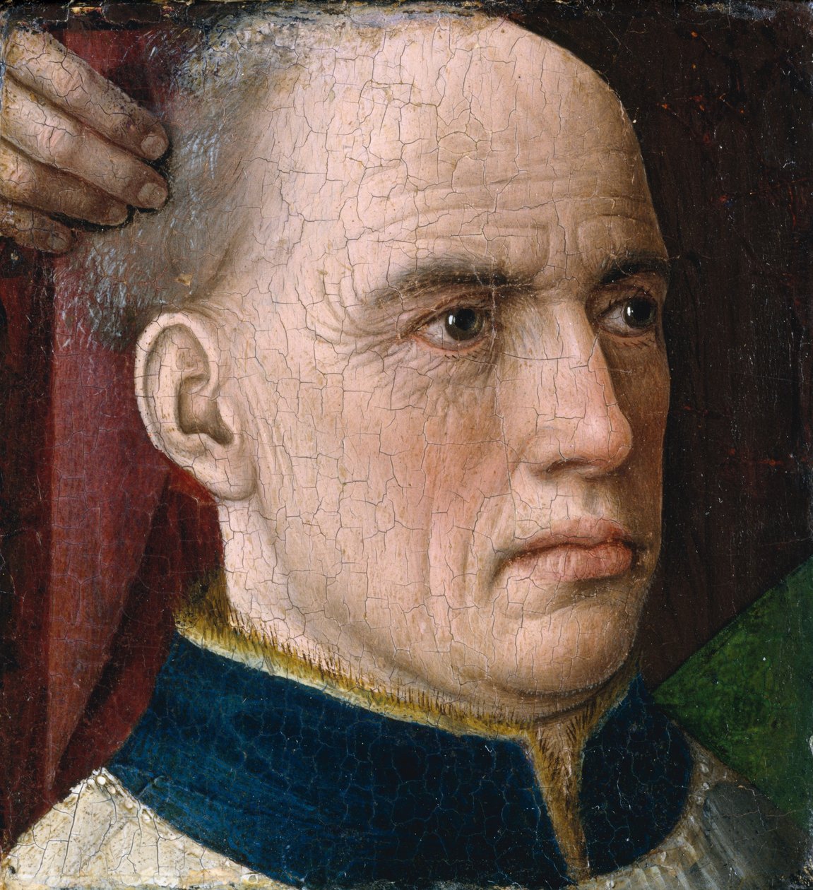 Egy donor vezetője, kb. 1460. alkotó: Albert van Ouwater