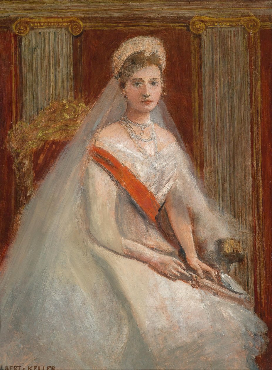 Bildnis Zarin Alexandra Fjordorovna alkotó: Albert von Keller