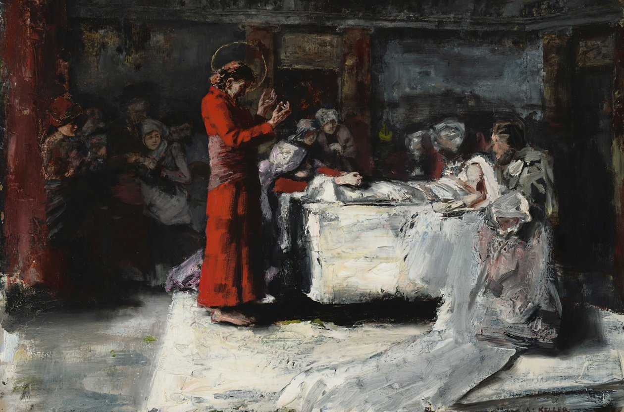 Jairi kislányának felnevelése alkotó: Albert von Keller