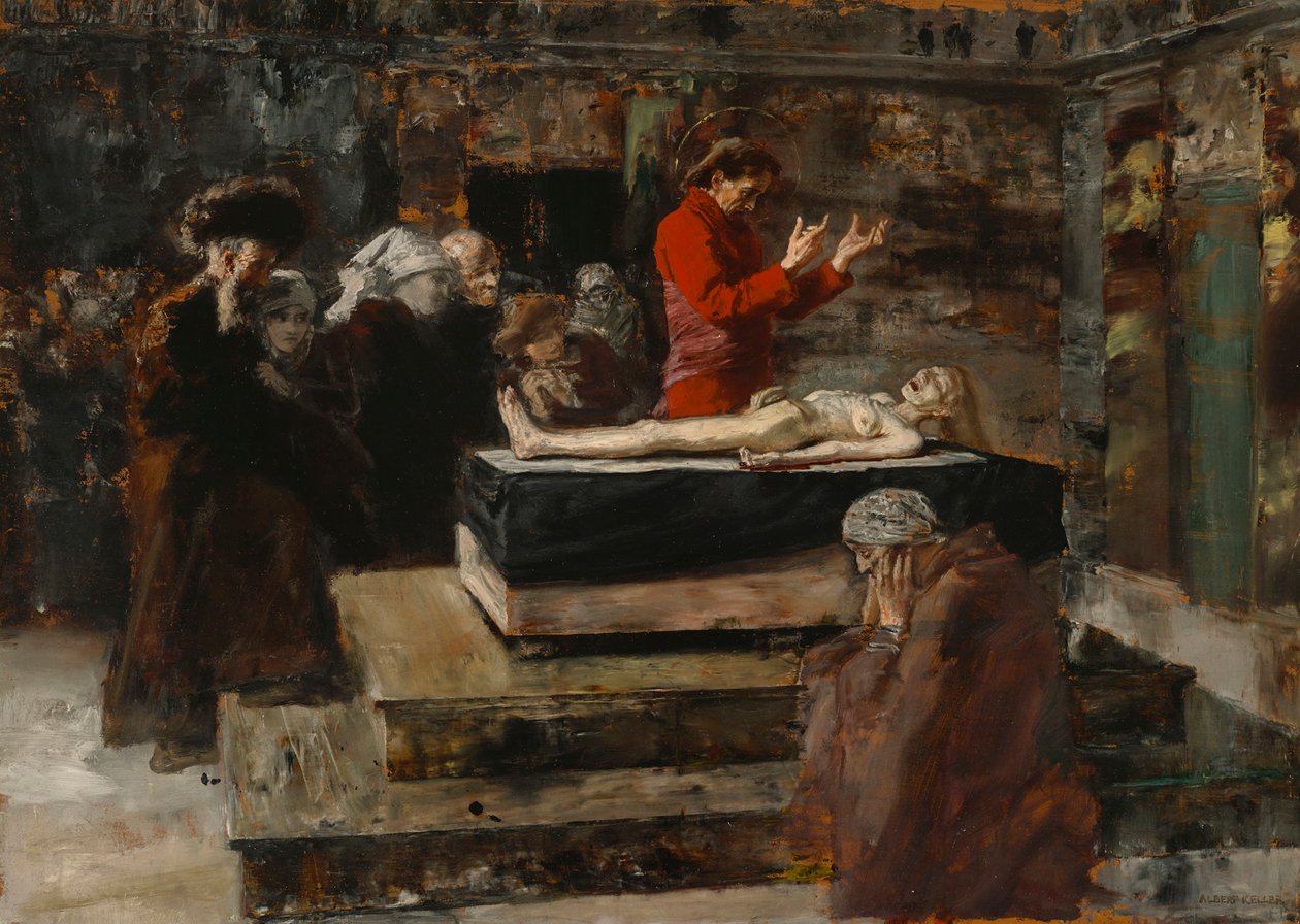 Jairi kislányának felnevelése alkotó: Albert von Keller