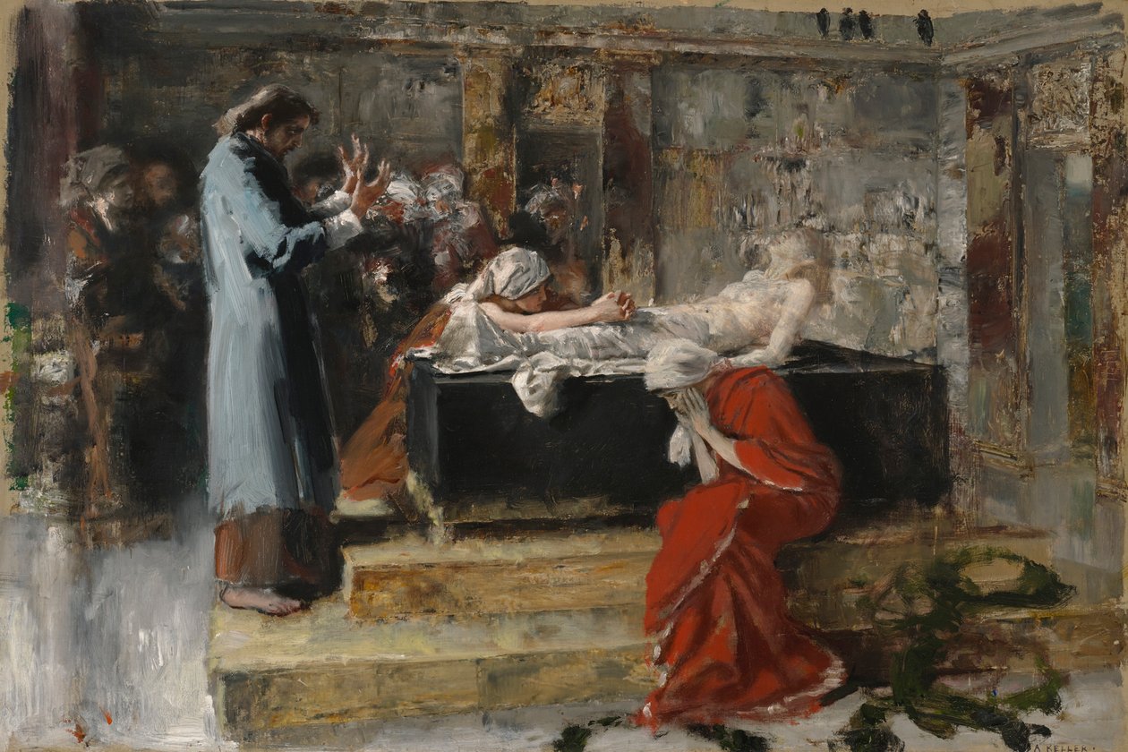 Jairi kislányának felnevelése alkotó: Albert von Keller