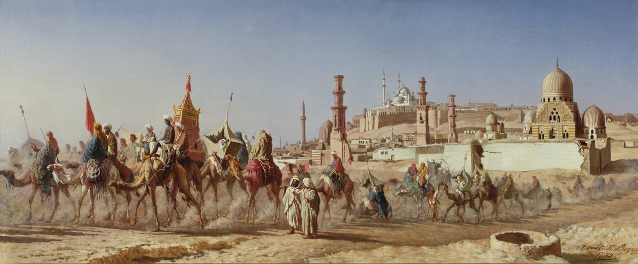 A karaván, 1872 alkotó: Alberto Bozzo