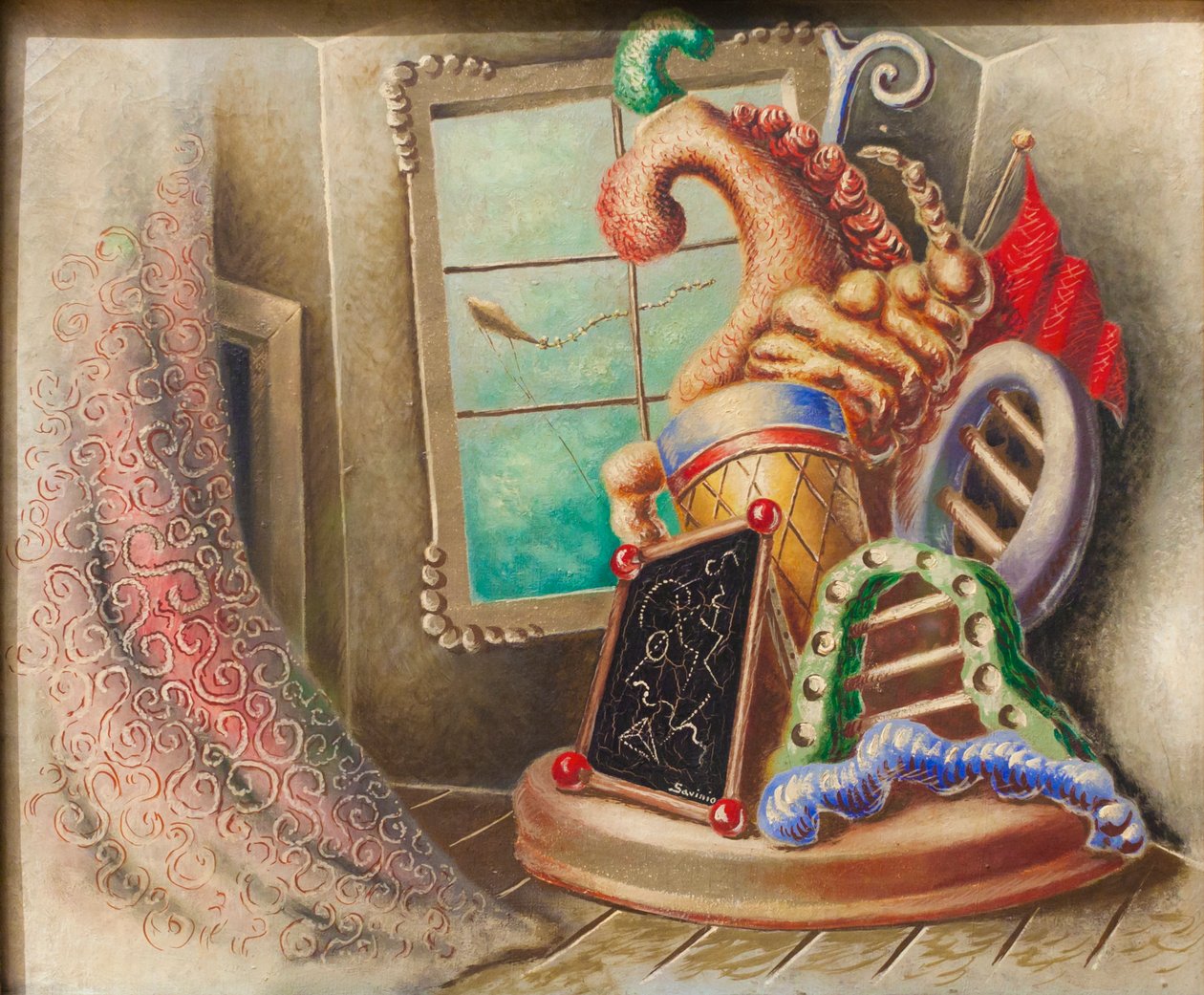 Gyermekkori emlékek Athénban alkotó: Alberto (1891 1952) Savinio