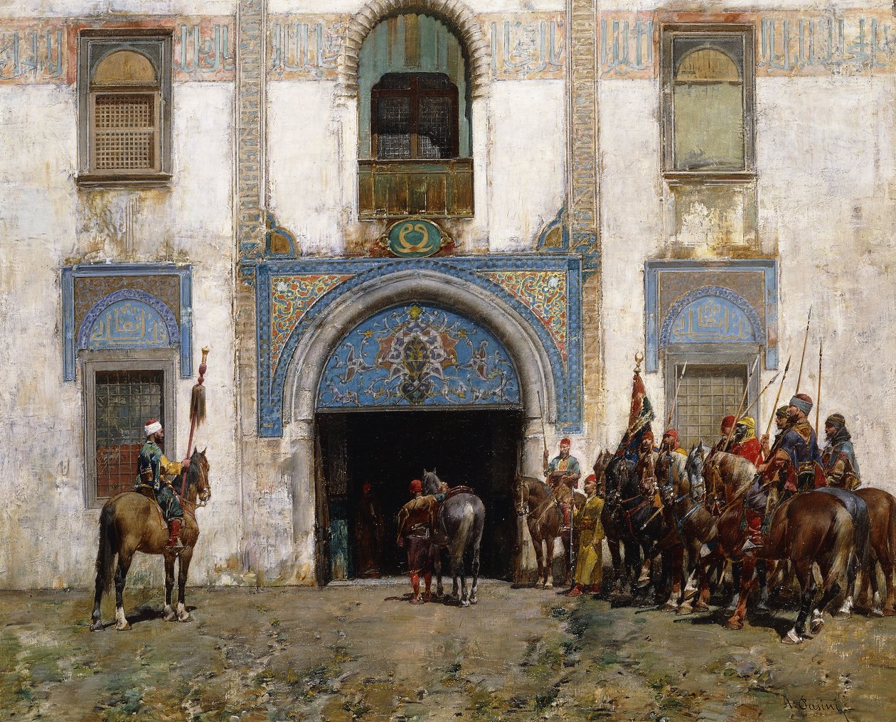 A palotaőr, alkotó: Alberto Pasini
