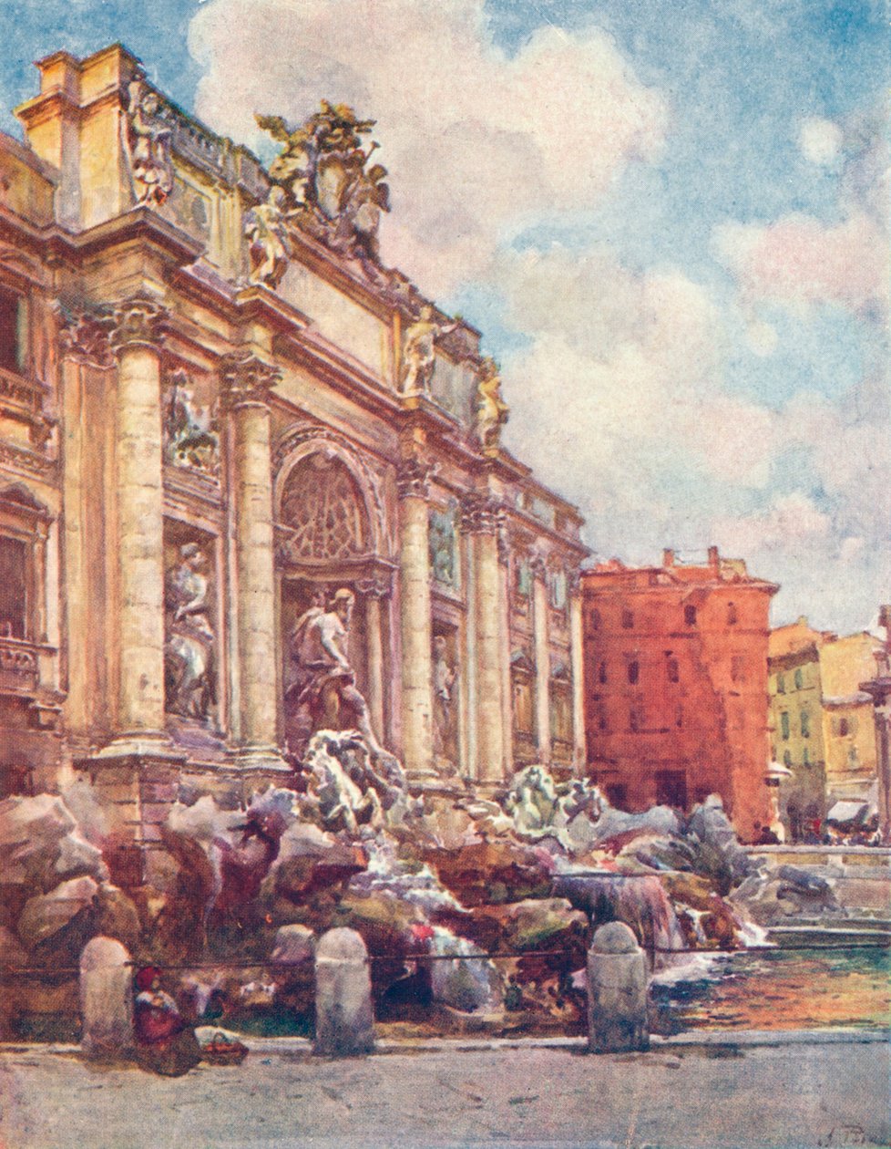 Trevi-kút, 1905 alkotó: Alberto Pisa