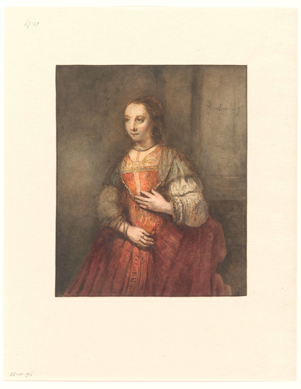 A zsidó menyasszony alkotó: Albertus Brondgeest
